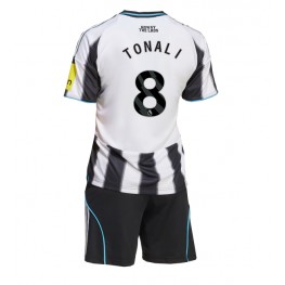 Newcastle United Sandro Tonali #8 Thuis tenue Kids 2025-26 Korte Mouw (+ Korte broeken)